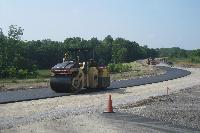 Paving the Entrance Road - June 2011