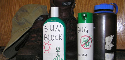 items needed for a safe hike