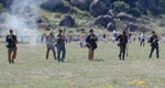 Live fire demonstration at Fort Davis NHS.
