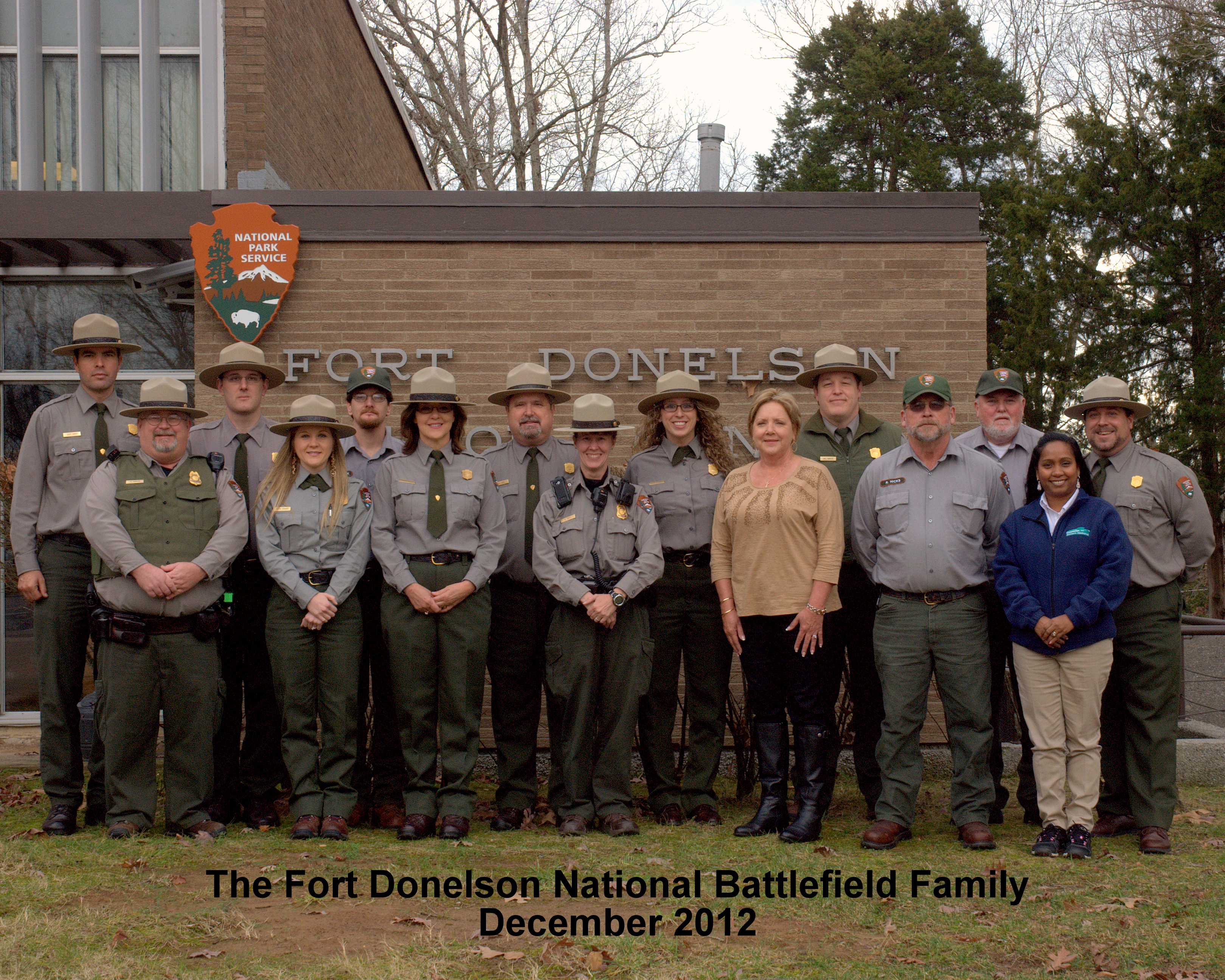 Fort Donelson Staff, December 2012.