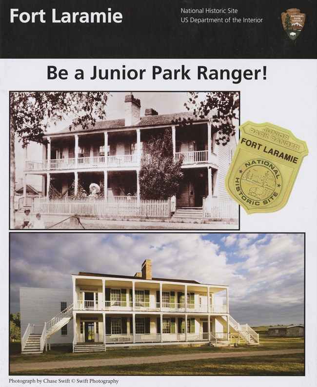 Front cover of the Fort Laramie Junior Ranger Book