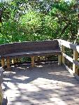 New seating area on Nature Boardwalk