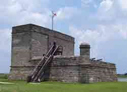 Fort Matanzas from the west