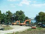 Construction begins on the new Visitor Center.