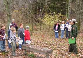 Ranger and students