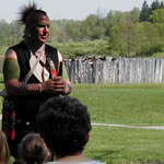 American Indian culture presentation at Fort Necessity