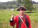 Volunteer re-enactor