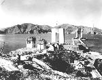 1934 View of Fort Point and Golden Gate Bridge