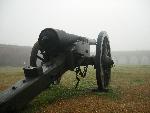 Cannon in the fog