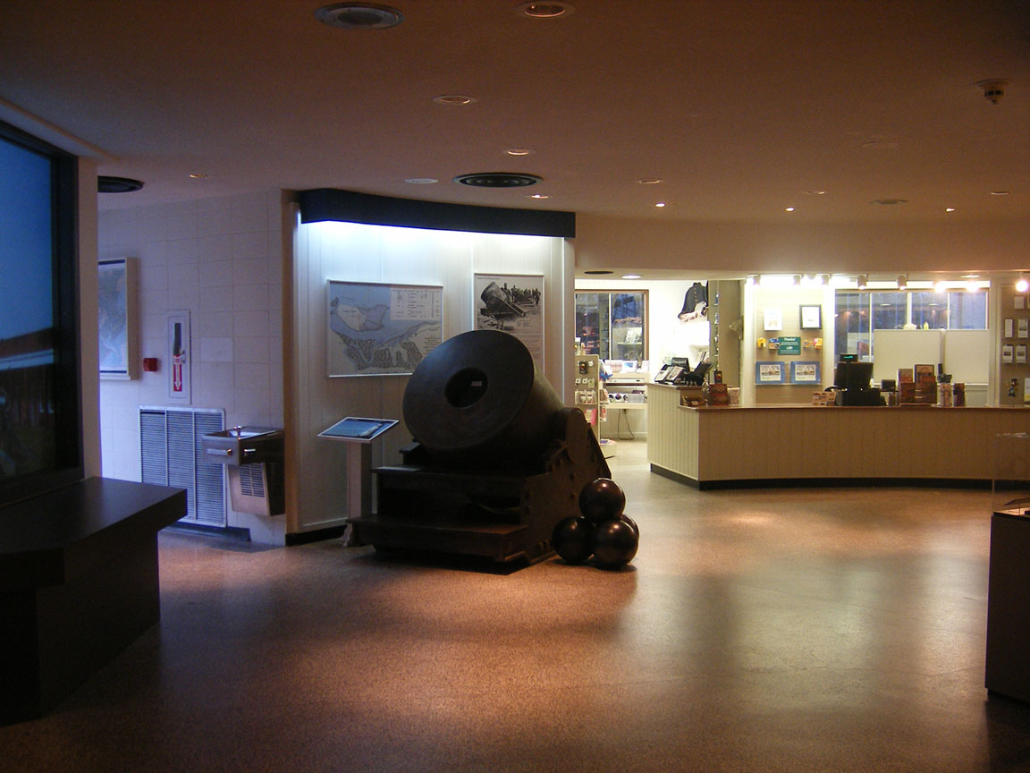 13' Seacoast Mortar on display