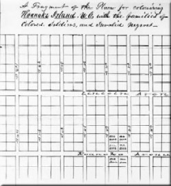 Freedmen's Colony strret map