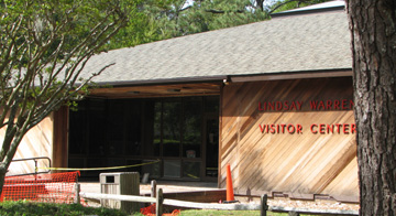 Image showing the Lindsay Warren Visitor Center under construction