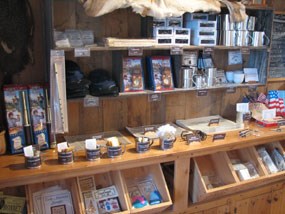 Souvenir items available for sale at Fort Scott