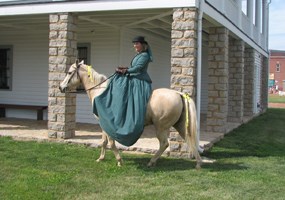 Woman Riding Sidesaddle