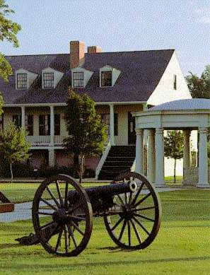 Cannon on Parade Ground at Fort Scott