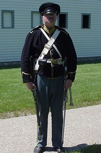 Dragoon soldier with accoutrements