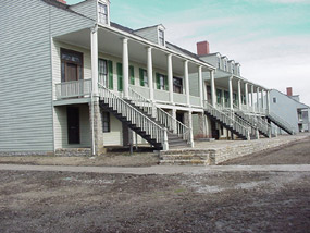 Officers Row Walkway at Fort Scott