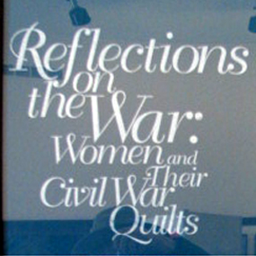 Title Exhibit Panel for Reflections on the War.