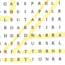 detail of word search puzzle