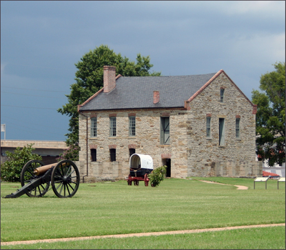 The Commissary Storehouse is the oldest standing structure in Fort Smith.