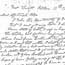 detail of letter from Kramer to his wife in 1822