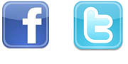 Twitter Facebook Logos small