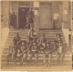 Prisoners on Steps of Courthouse