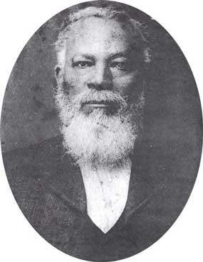 photograph of George Winston as older man.  He served the court as baliff for many years.