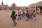 The Company begins to march