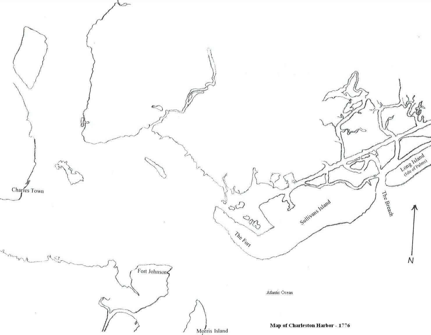 Usa Map Charleston