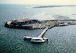 Aerial view of Fort Sumter