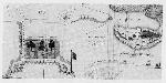 Map of Fort Moultrie on June 28, 1776