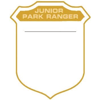 Junior Ranger Badge template blank