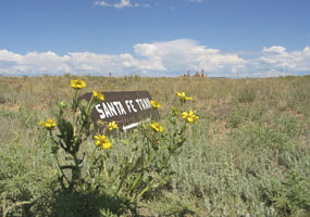 SantaFeTrailSign