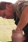 doing pottery