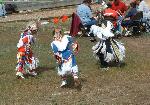 Junior boys grass dance