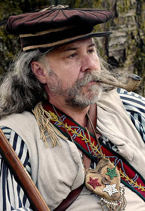 Image of volunteer at the annual Brigade Encampment special event