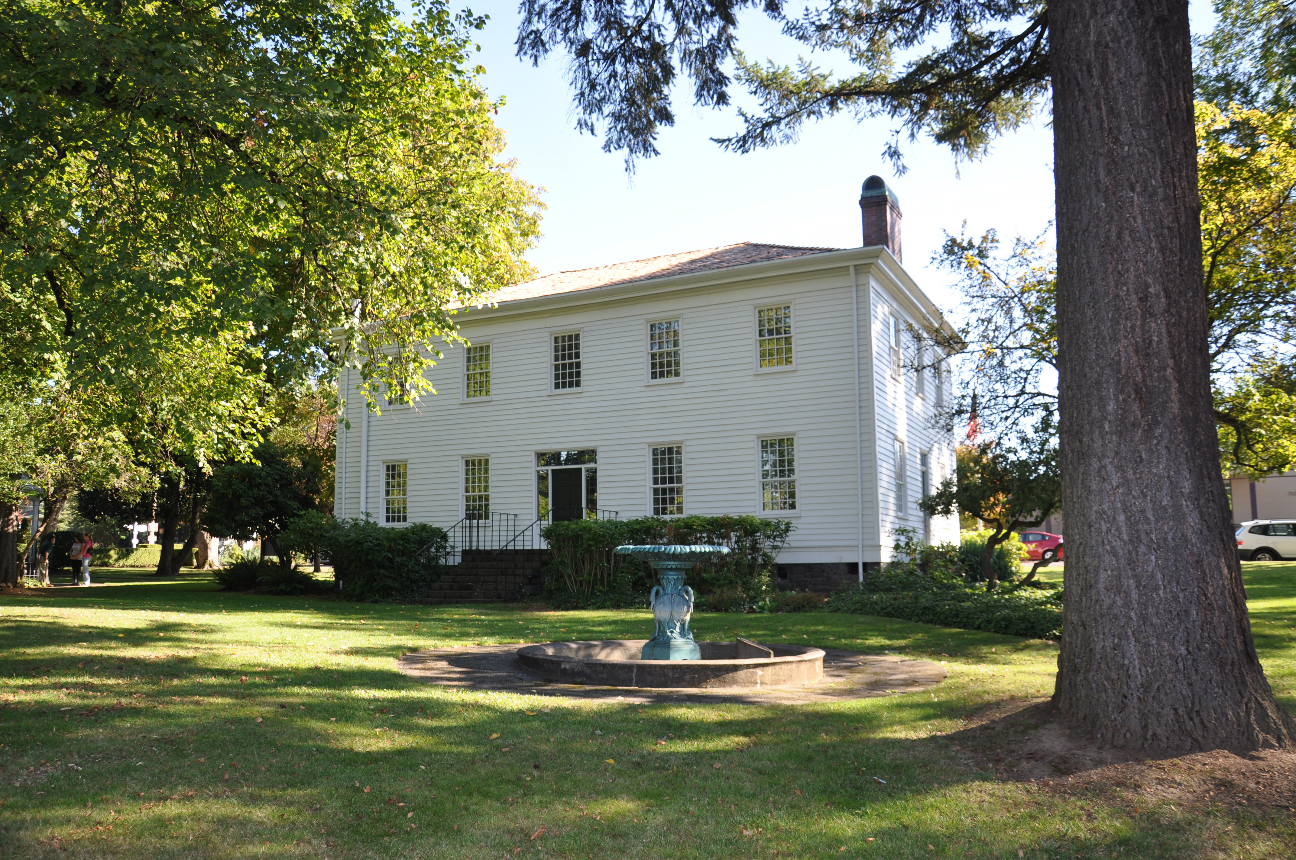 The McLoughlin House in historic Oregon City, Oregon.