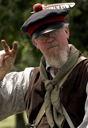 Park Ranger Bill DeBerry is the site's Historic Programs Coordinator.