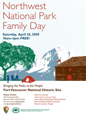 NW National Parks Family Day poster