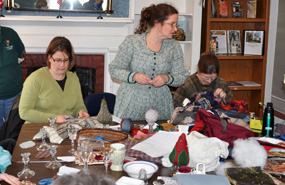 Victorian Handcraft demonstration, February 2011.