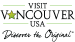 Logo for "Visit Vancouver USA"