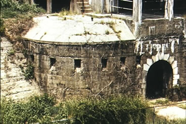 Land defenses at south caponiare (Photo by Roy V. Ashley)