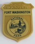 Fort Washington Park Junior Ranger Badge