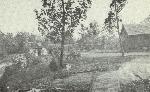 The old two story carriage house/stables and Douglass's personal retreat, the Growlery. Photo taken in the 1930s.