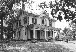 The front view of Cedar Hill.
