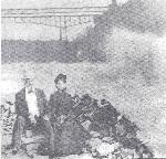 Frederick Douglass and Helen Pitts Douglass at Niagra Falls, NY