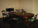 Frame house dining room