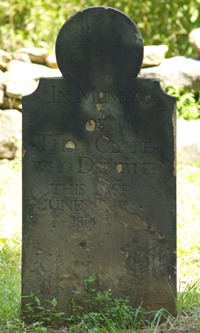 Thomas Clare headstone