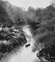 Canoe in the Muddy River in 1920

Courtesy NPS/Olmsted NHS